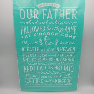 Chalk Couture "The Lord's Prayer" 12x18 Size C Transfer Stencil Retired NEW